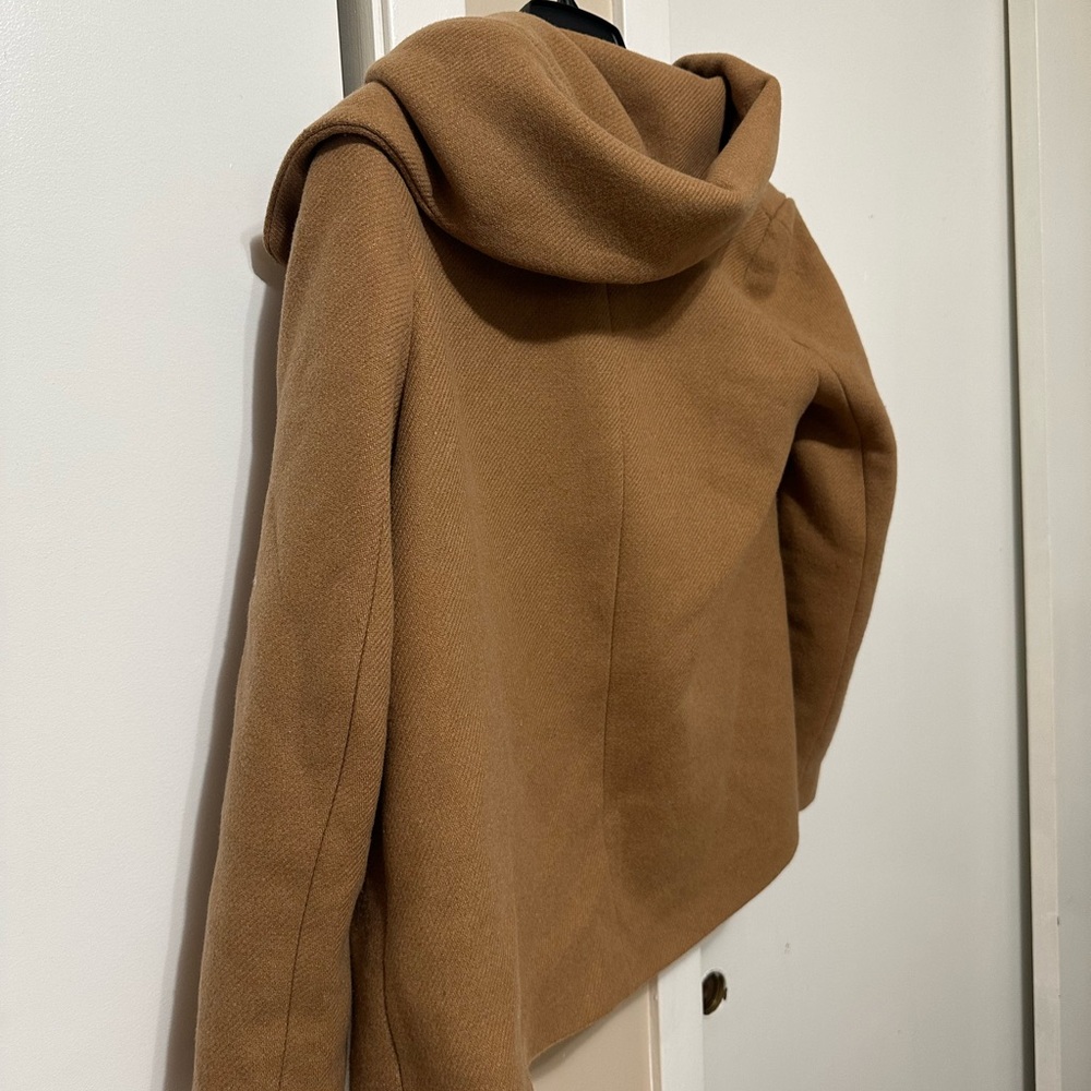 Zara Camel Cowl Neck Sweater